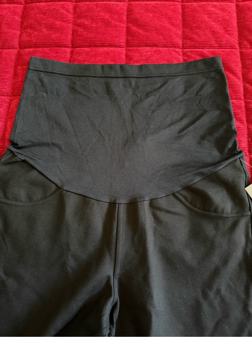 Black High-Waist Women’s Maternity/Support Jeans